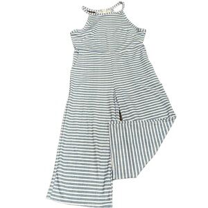 Striped Sleeveless Jumpsuit